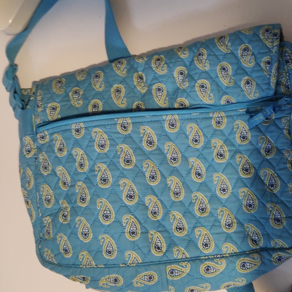 Vintage Vera Bradley Bermuda Blue messenger bag - Picture 5 of 5
